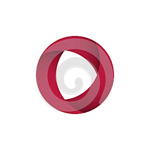 Vector Circle Logo Design Template . Infinite Loop Shape Cycle Creative Symbols . - Vector