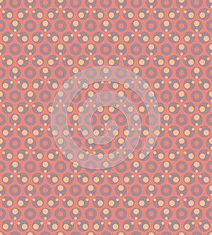 Vector circles seamless pattern
