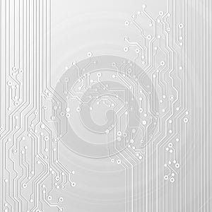 Vector circuit board illustration. Abstract technology. EPS 10