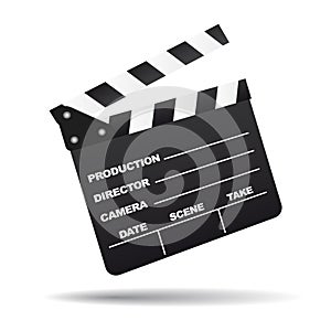 Vector clapboard