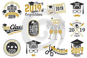 Vector Class of 2019 badge.