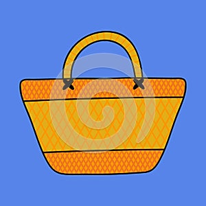 Vector clipart of summer bag