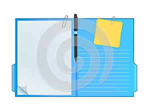 Vector clipboard folder