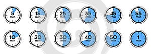 Vector clock icon. Schedule, appointment, important date concept. Modern flat design illustration.