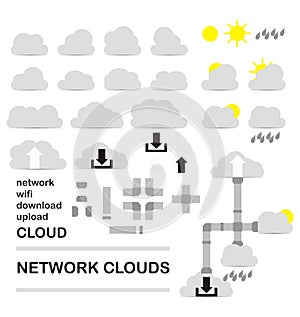 Vector cloud computing network