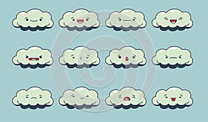 Vector cloud set.