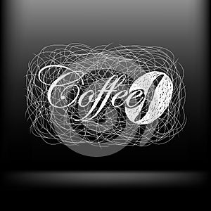 Vector coffee background for your design