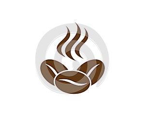 vector coffee beans template