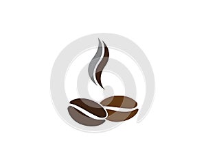 vector coffee beans template