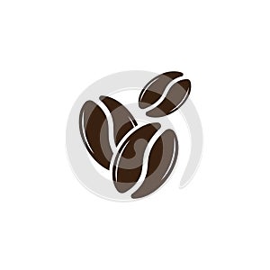 vector coffee beans template vector icon illustration