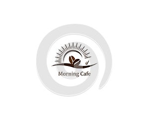 vector coffee beans template