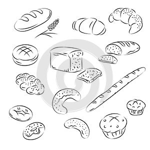 Vector Collection of bakery