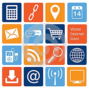 Vector collection: internet icons