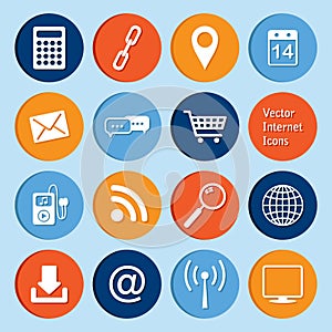 Vector collection: internet icons