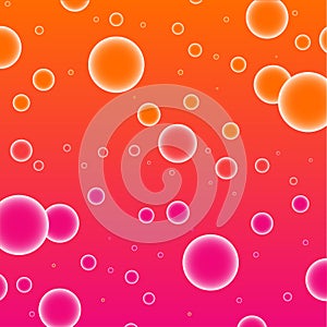 Vector colored Bubbles rainbow colorful bubble background colored balls