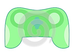 Vector, colored illustration of joystick