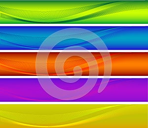 Vector colorful banners