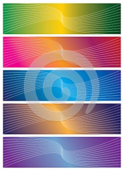 Vector colorful banners