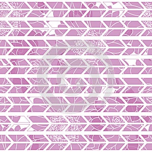 Vector colorful floral geometry seamless pattern background