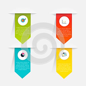 Vector colorful info graphics