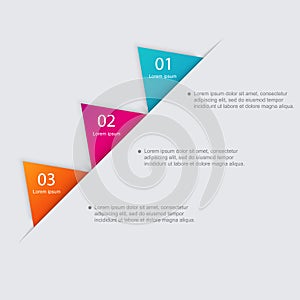 Vector colorful info graphics for your business presentations.