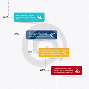 Vector colorful info graphics for your business presentations.