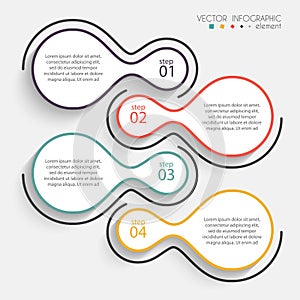 Vector colorful info graphics for your business presentations.