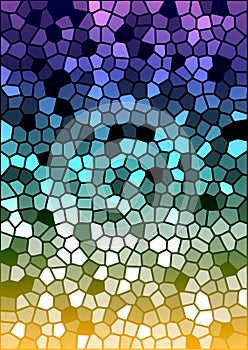 Vector colorful stained glass texture