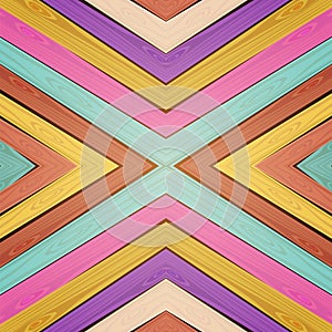Vector colorful wooden background