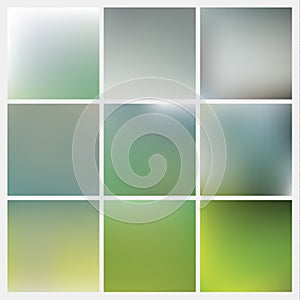 Vector colorfully blurred backgrounds.