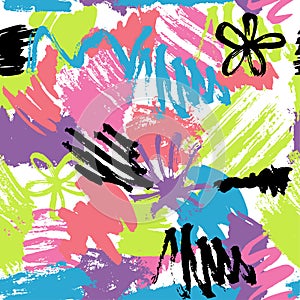 Vector colour seamless pattern