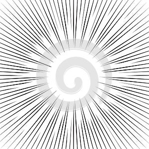 Vector comic book speed lines background