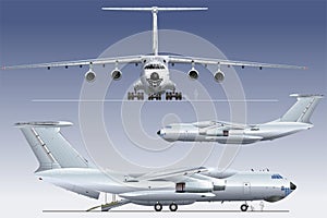 Vector Commercial freighter photo