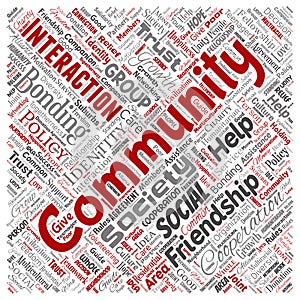 Vector community, social, connection