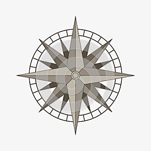 Vector compass rose