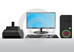 Vector computer icon set