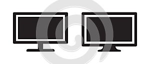 Vector Computer Icon Set. Computer Symbols