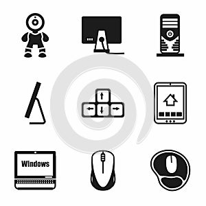 Vector Computer icon set
