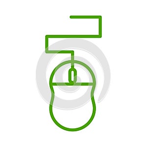 Vector computer mouse icon. Gaget imaige. Simple thin line icon