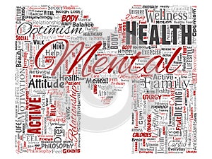 Vector conceptual mental health or positive thinking letter font M word cloud isolated background. Collage of optimism, psychology