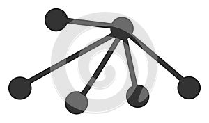 Vector Connect Flat Icon Illustration