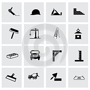 Vector construction icon set