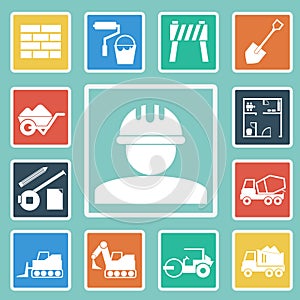 Vector of Construction Icons set