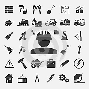 Vector of Construction Icons set