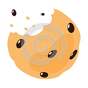 Vector cookie cartoon character