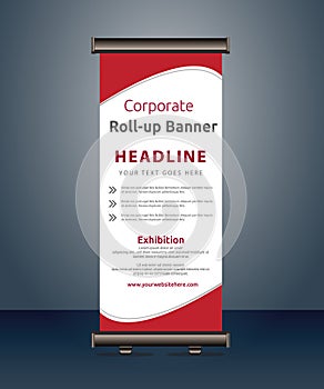 vector corporate business roll up banner standee pull up banner x banner