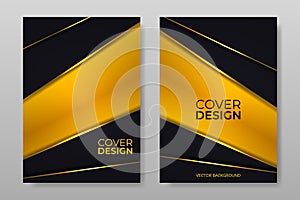 Vector cover design. Brochure template in A4 size flyer design. Vertical orientation abstract modern front page of A4