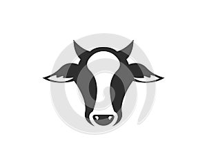 Vector of cow design on white background