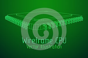 Vector CPU wireframe