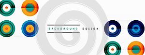 Vector creative geometric background design